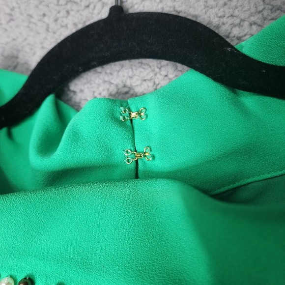 LILY PULITZER Women's Size 14 Portia Embellished Mock Neck Shift Dress - Picture 5 of 12